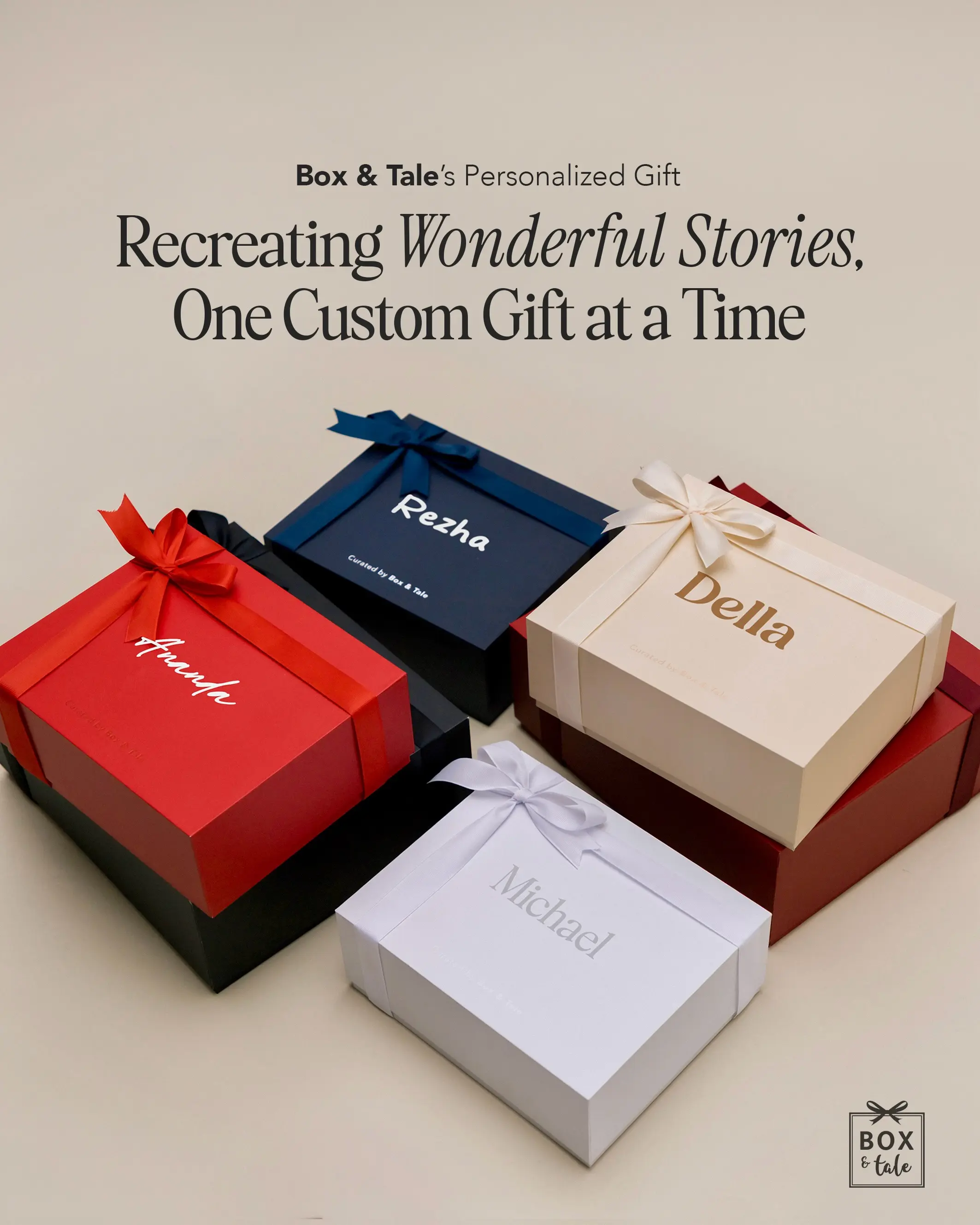 Every gift tells a story 🤍✨

Isi kadonya beda-beda,
tapi tujuannya sama:
bikin seseorang merasa spesial.

P.s Dm us and we’ll help you custom one! 👀

#boxandtale #customgift #idekado