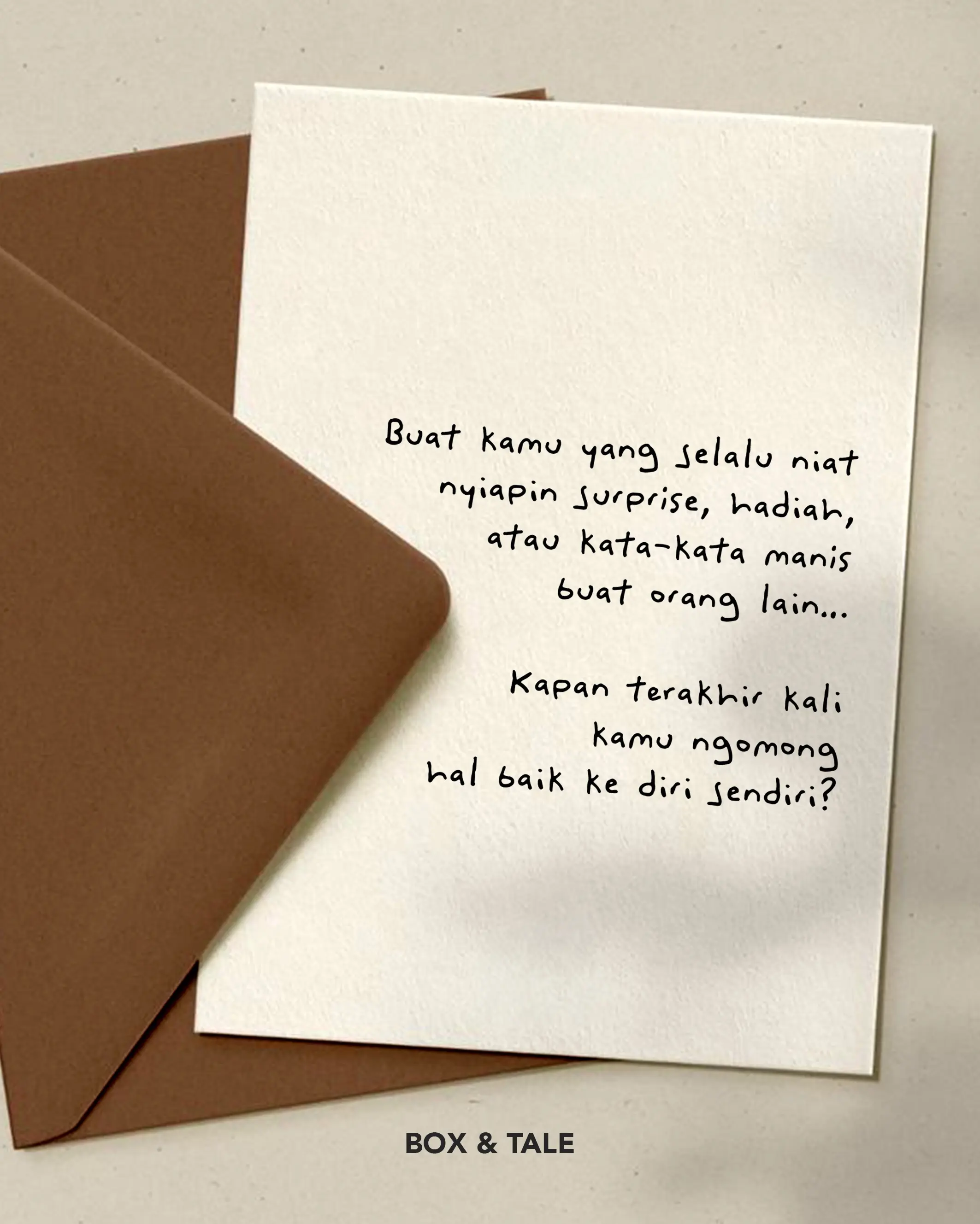 Buat yang selalu paling niat kalau soal orang tersayang… jangan lupa sesekali memberi effort itu ke diri sendiri juga ya 🤗🤗