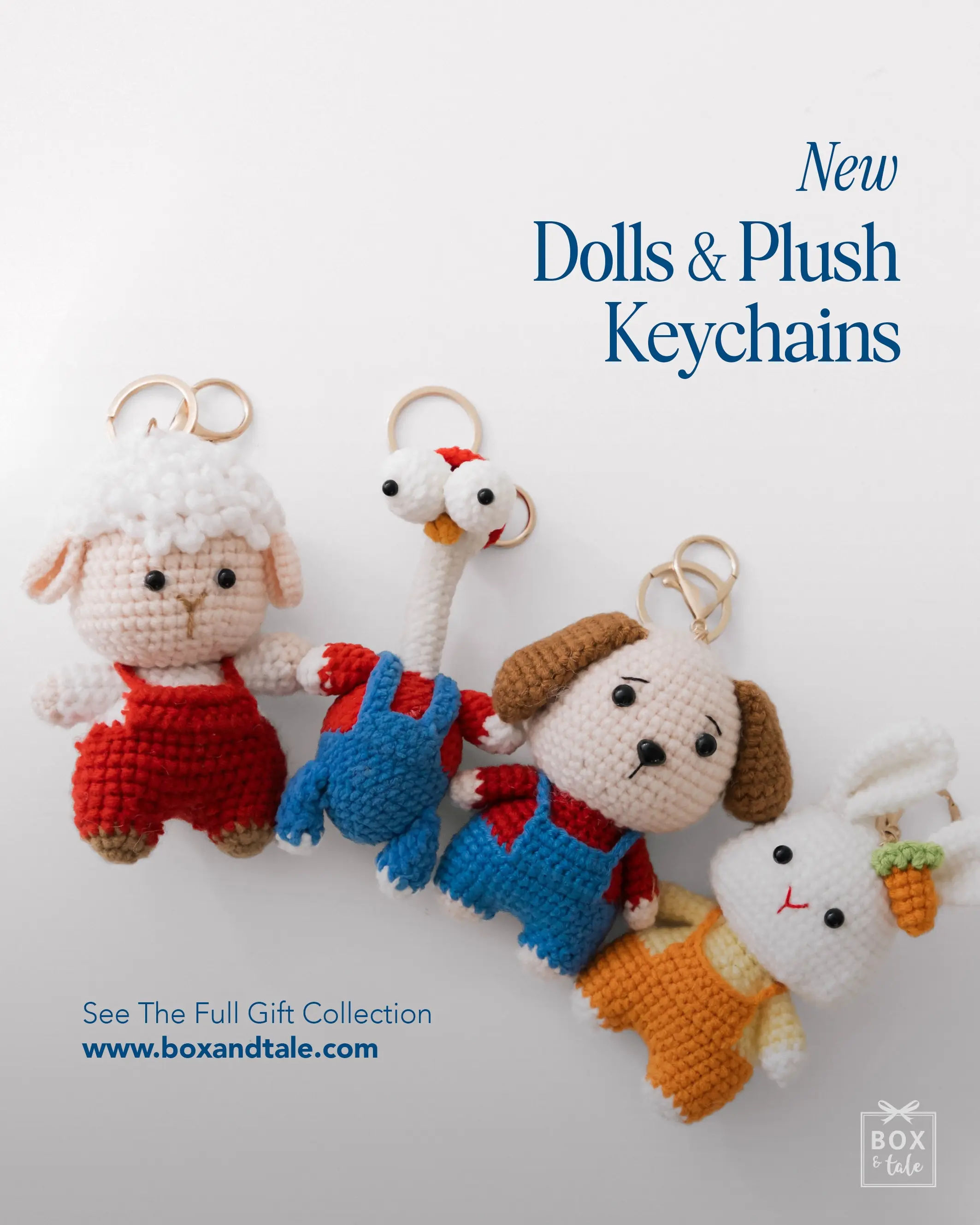 POV: You’re looking for a gift that’s cute, not too serious, but still feels thoughtful....and then you found these✨

Warning: they might immediately put it on their bag and never take it off.

See the full collection on Box & Tale’s Website. Link in bio! ☝🏻

#boxandtale #giftidea #plushtoys #dolls