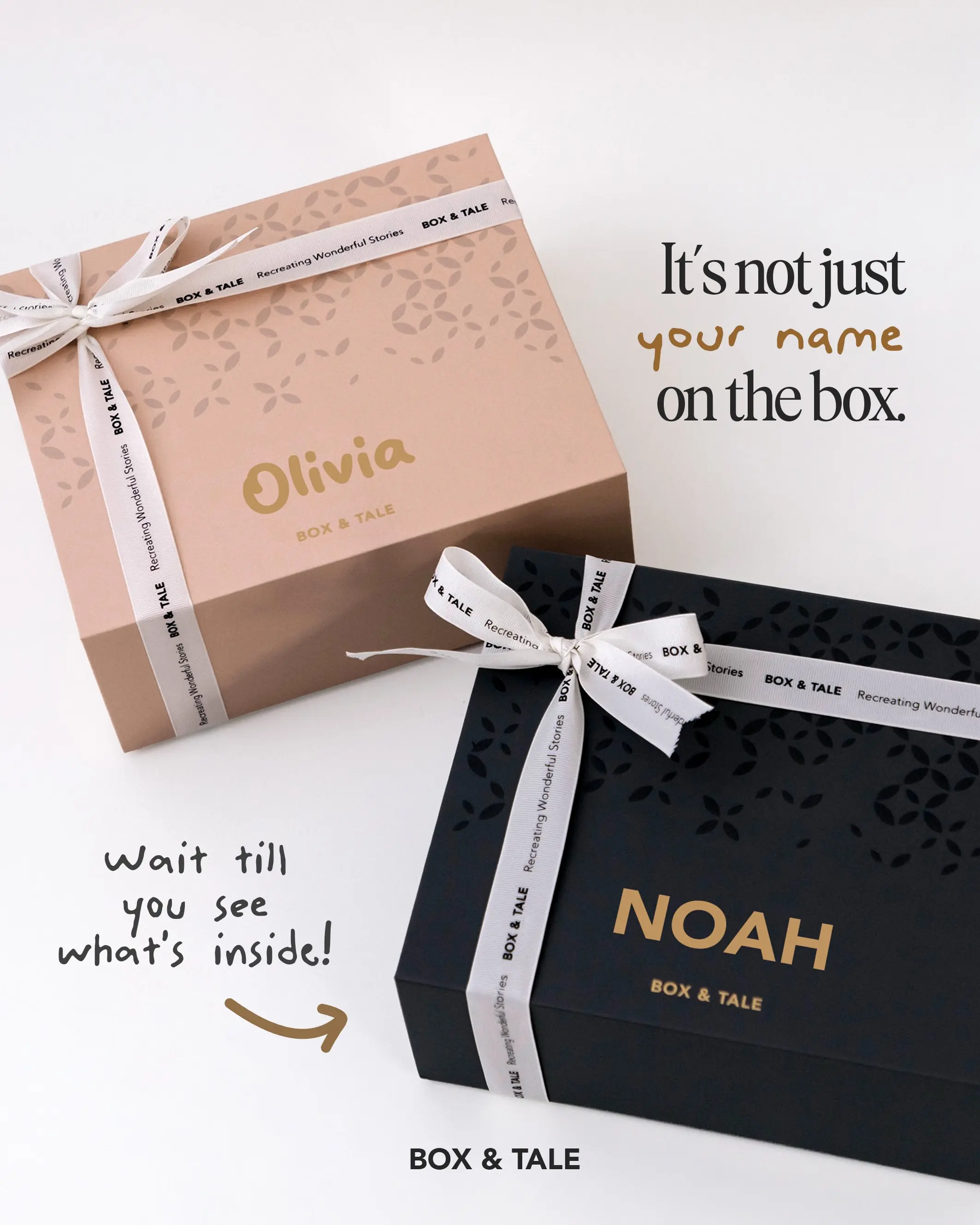 Their name on the outside. A little bit of them on the inside. 👀✨

See the full collection at boxandtale.com.
Link in bio!

#boxandtale #kadocustom #giftideas