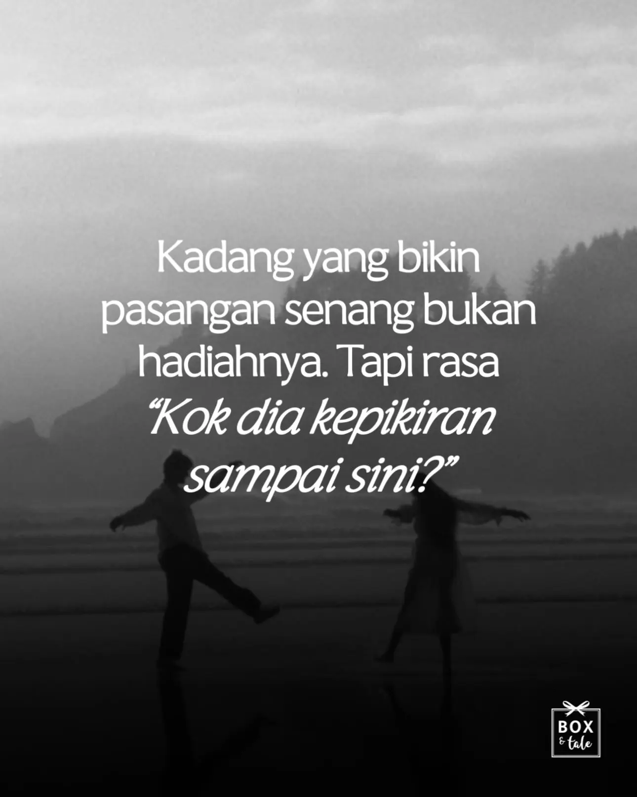 Kadang, yang bikin hadiah terasa special bukan barangnya, tapi karena kamu inget.

Hal kecil yang pernah dia bilang, makanan favoritnya, sampai barang yang dulu cuma dia bilang, “ih lucu banget.”

And somehow, you remembered. 🤍

Kalau ada seseorang yang lagi kepikiran terus belakangan ini, maybe it’s time to turn that thought into a little something from @boxandtale. 🎁

#boxandtale