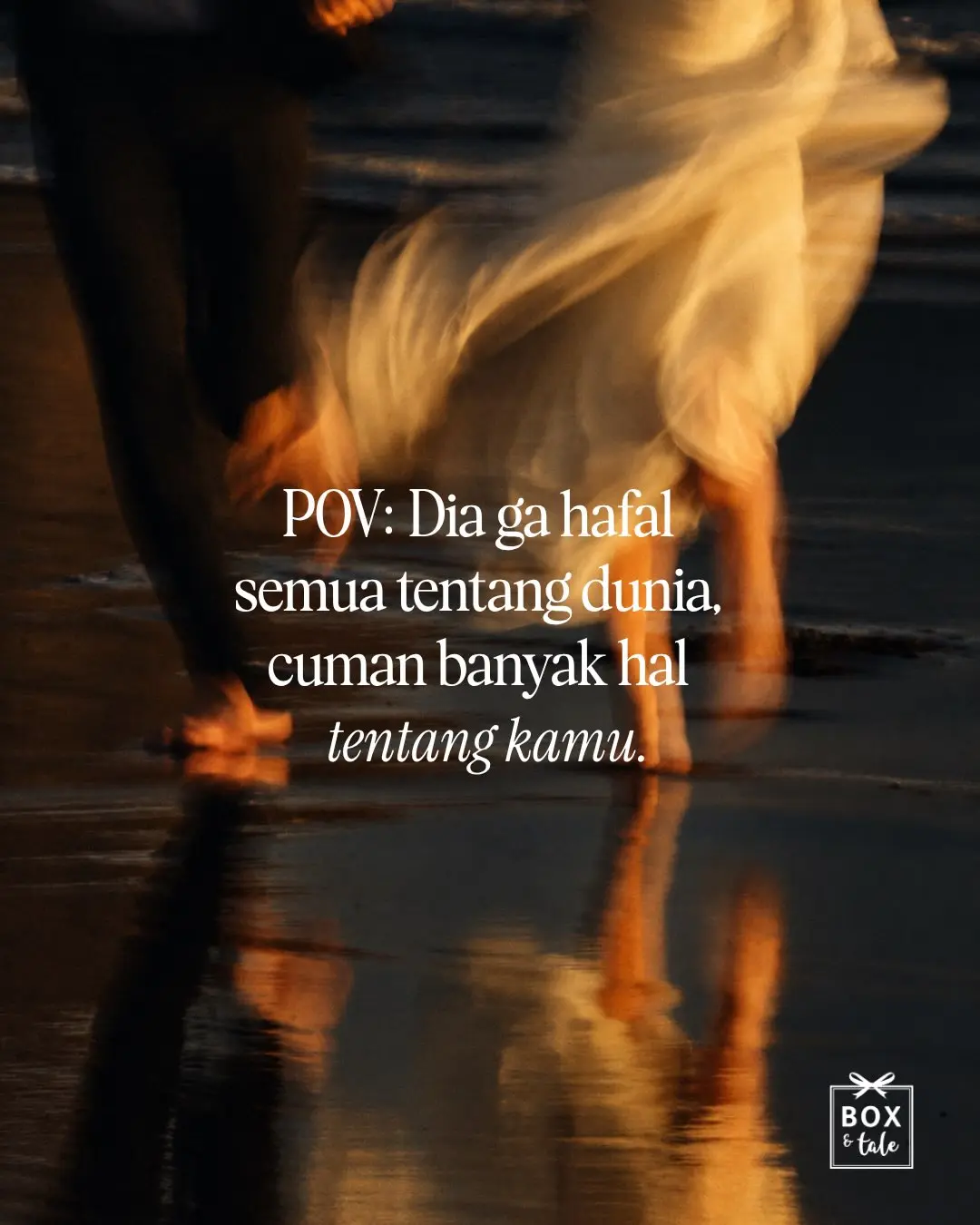 Kalau perhatian bisa dijadiin box, mungkin bentuknya bakal kayak gini. 👀 

Punya ide hadiah buat someone special? Bring it to life with Box and Tale!