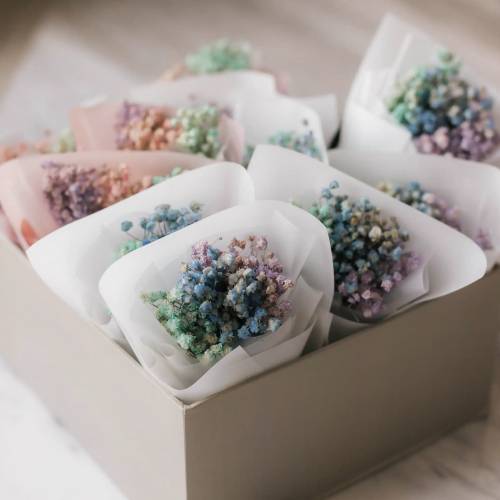 Custom Gift Hampers - Box & Tale - Baleton Flowerchef - Rainbow Baby Breathe