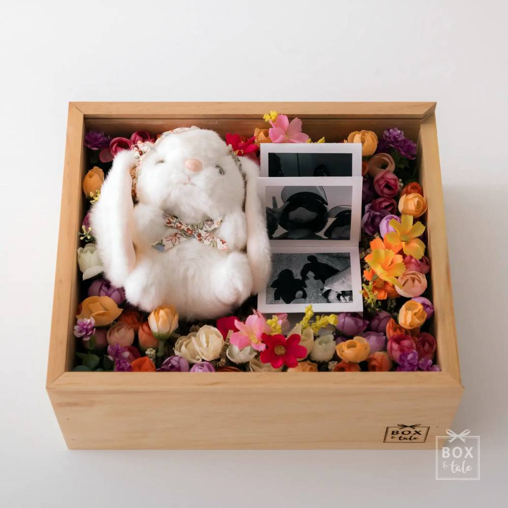 Custom Gift Hampers - Box & Tale - Premade Box - Photo Flower Box