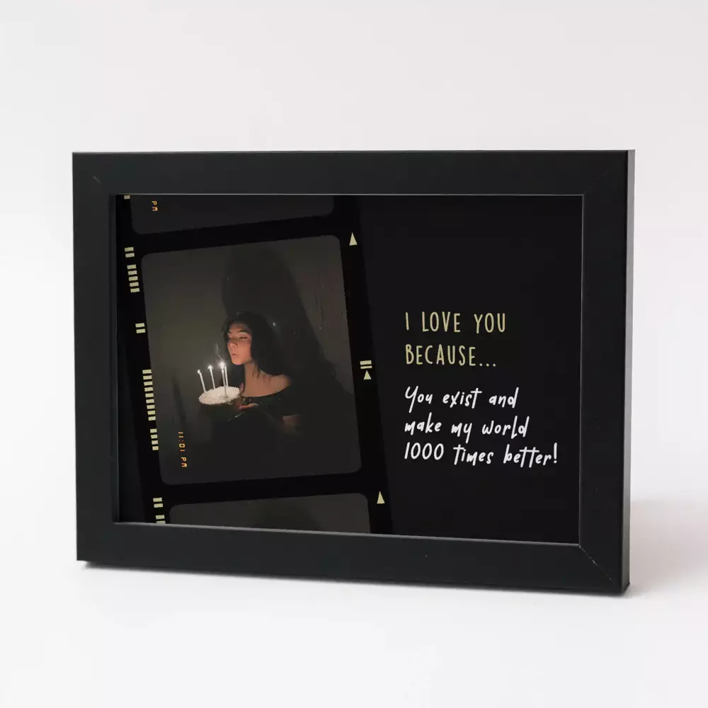 Custom Gift Hampers - Box & Tale - Customize It! - I Love You Frame