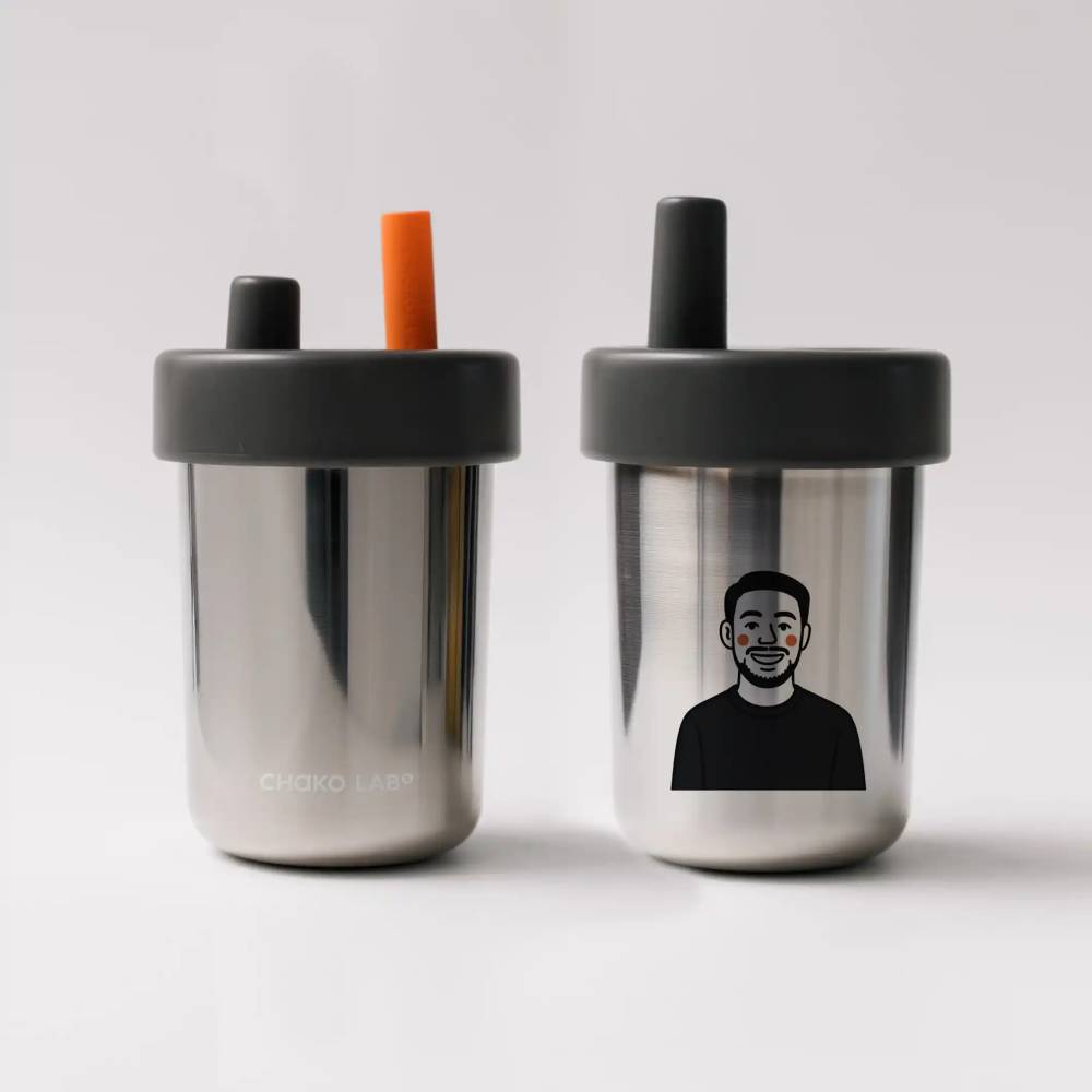Custom Gift Hampers - Box & Tale - Chako Lab - Bobo Vacuum 485Ml Chrome Black