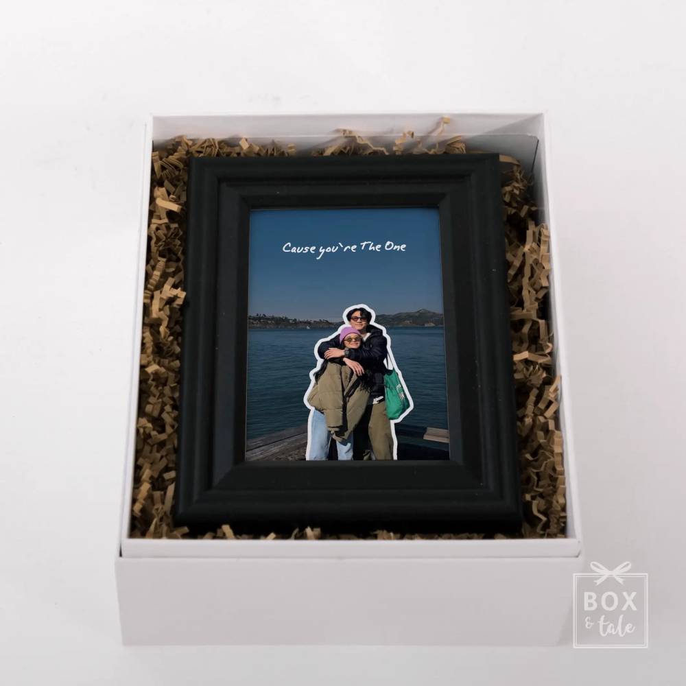 Custom Gift Hampers - Box & Tale - Premade Box - Framed with Love