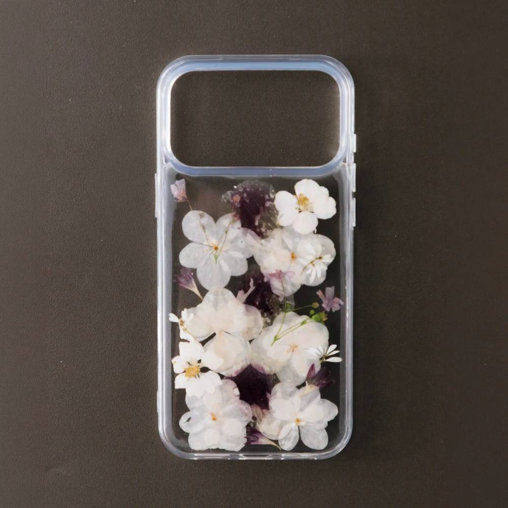 Custom Gift Hampers - Box & Tale - Bofbyk - Pressed Flowers Phone Case for Iphone 17 Pro Max