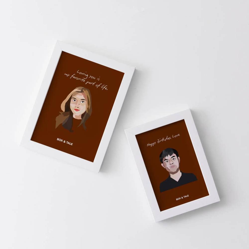 Custom Gift Hampers - Box & Tale - Customize It! - WPAP Illustration 1 Person