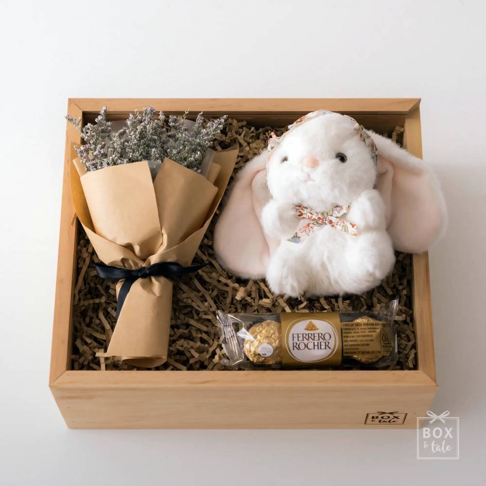 Custom Gift Hampers - Box & Tale - Premade Box - Love You Bunny Much