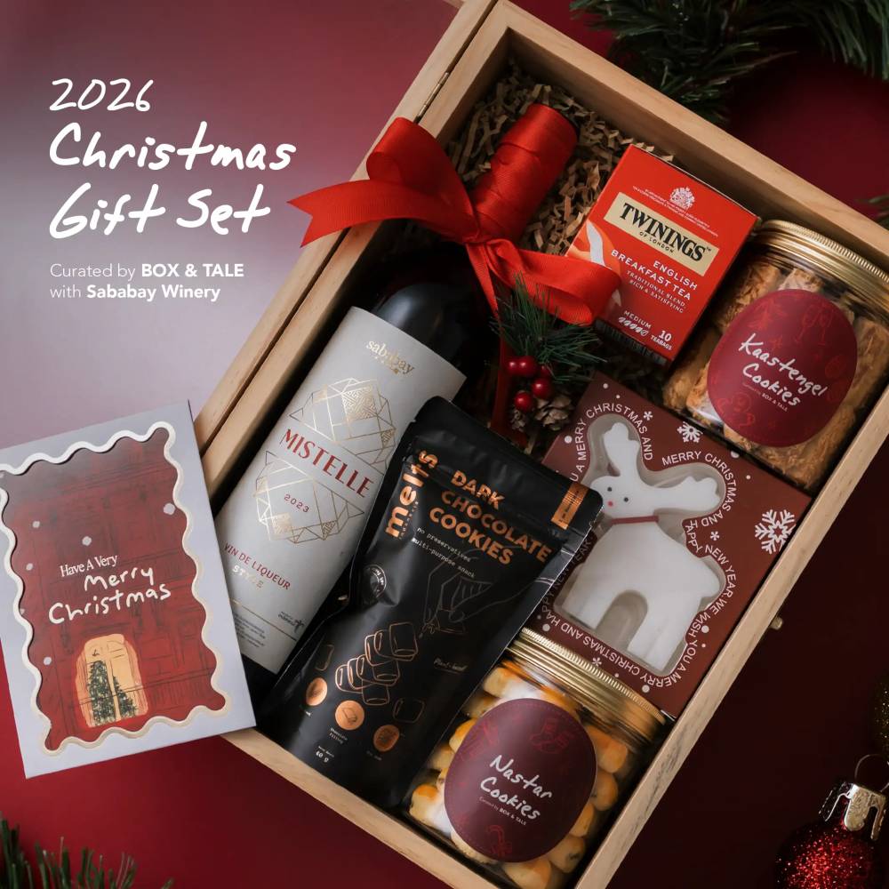 Custom Gift Hampers - Box & Tale - Box & Tale x Sababay Winery Christmas 2026 - Dazzling Mistelle Gift Set